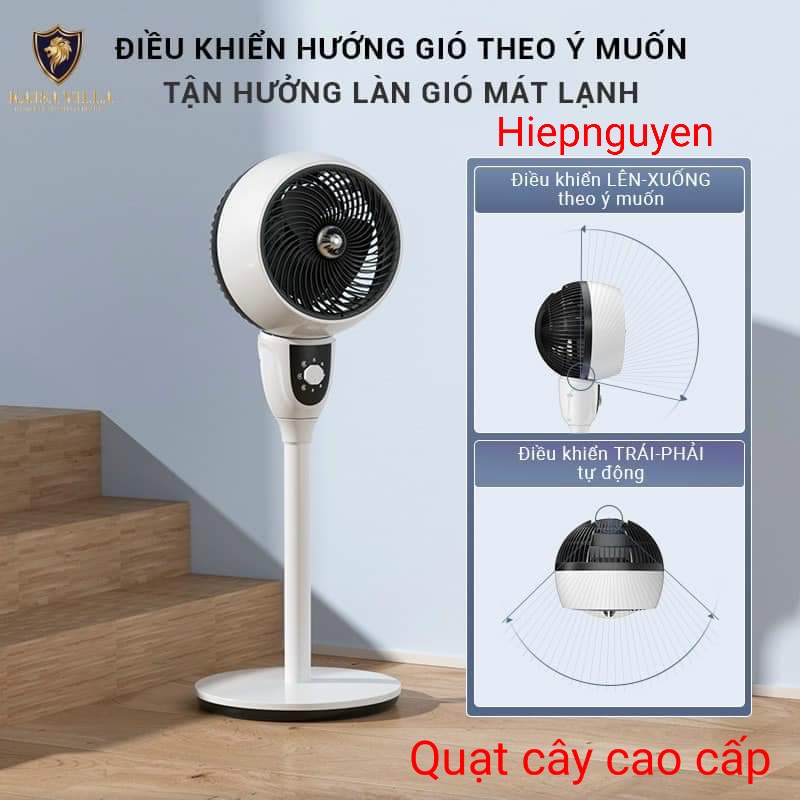 Quạt không cánh điều hoà hơi nước phun sương tạo ẩm tự động JH200 an toàn cho trẻ nhỏ