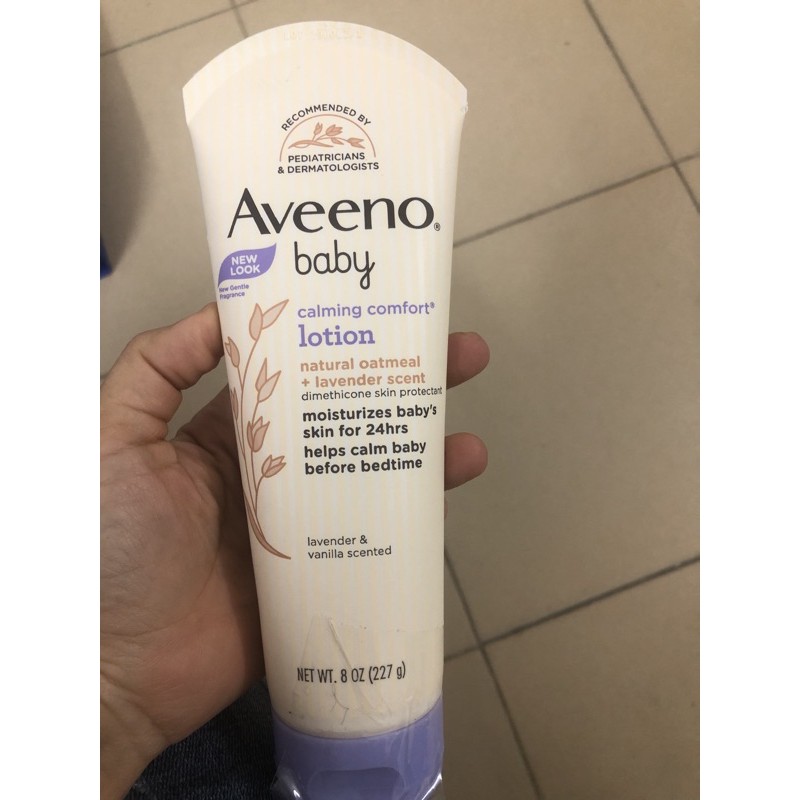 (có bill) kem dưỡng ẩm Aveeno baby 227g