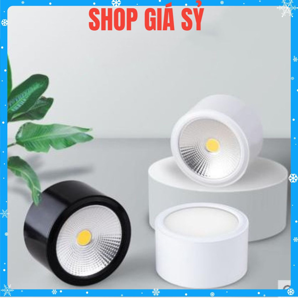 Giá hủy diệt -Đèn ống bơ ốp trần nổi 7W + 12w  vàng, 3 màu + Bảo hành 2 năm