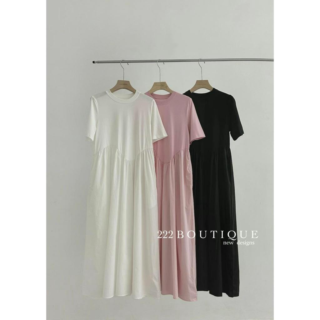 Váy acme suông thân cotton 22190