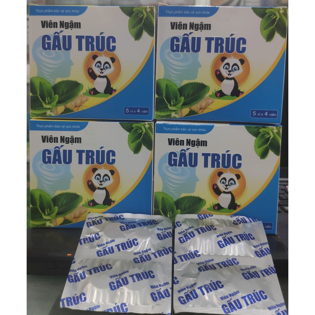 Viên ngậm Giảm ho Gấu trúc