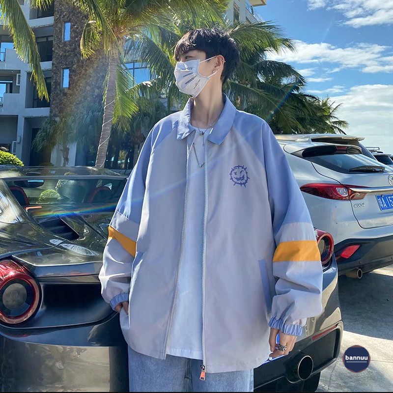 áo khoác áo dài tay áo khoác gió 2 lớp thời trang áo varsity jacket trẻ tuổi áo khoác nam unisex áo khoác nữ