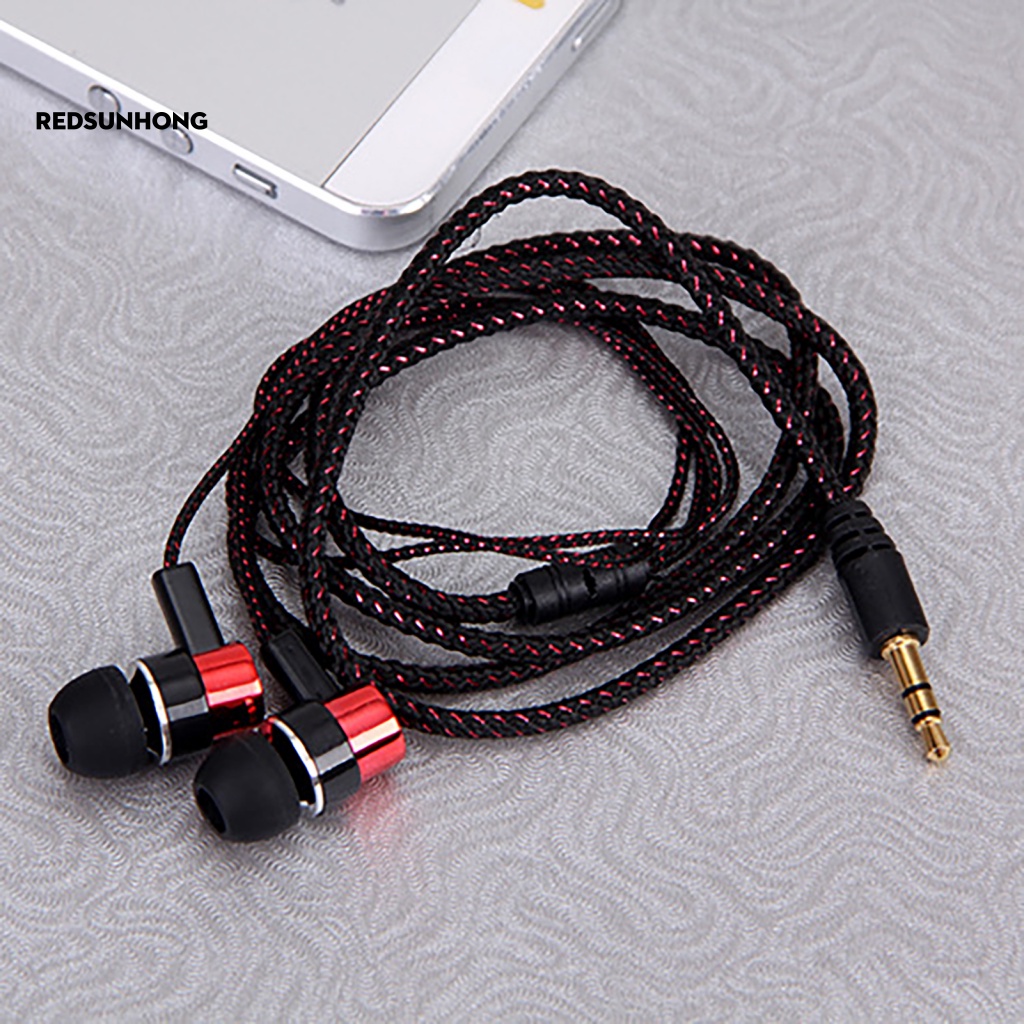 Tai Nghe Nhét Tai Mềm Có Dây Jack 3.5mm HiFi Thích Hợp Cho Thể Thao Chạy Bộ