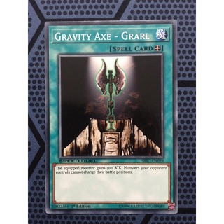 Bài yugioh speed duel - gravity axe - grarl - sbsc-en039 - common 1st edition
