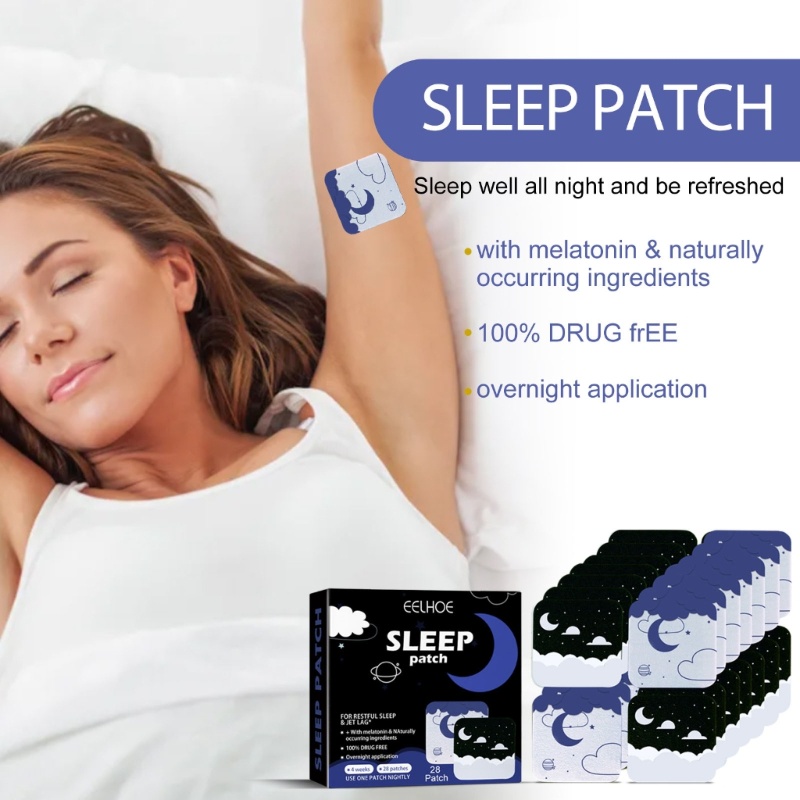 Set 28 Miếng Dán Ngủ Hỗ Trợ Cải Thiện Giấc Ngủ Chất Lượng Cao Dành Cho Nam Và Nữ