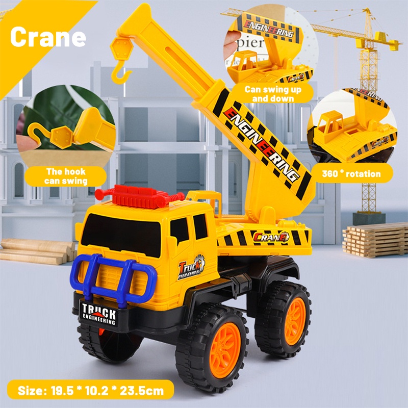 Đồ chơi SEASUN TOYS mô hình thiết kế xe công trường đa dạng cho bé