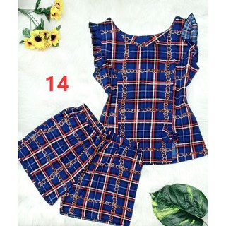 Set lụa hàn cao cấp - Quần đùi có túi - ảnh thật
