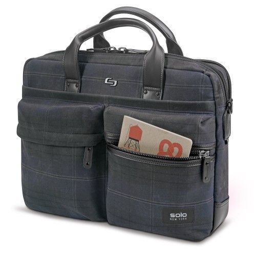 Cặp Xách Đẳng Cấp Solo (USA) Hamish 15.6" - Navy