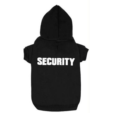 Áo hoodie Security cho mèo