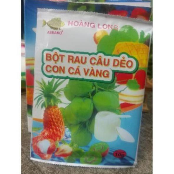 Bột thạch rau câu con cá dẻo Hoàng Long