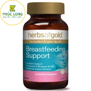 Viên lợi sữa Úc Herbs of Gold Breastfeeding Support 60 viên