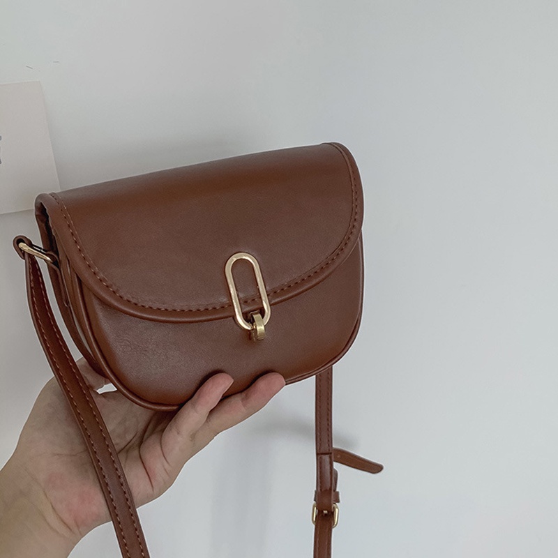 Túi đeo chéo IELGY màu trơn thời trang cho nữ