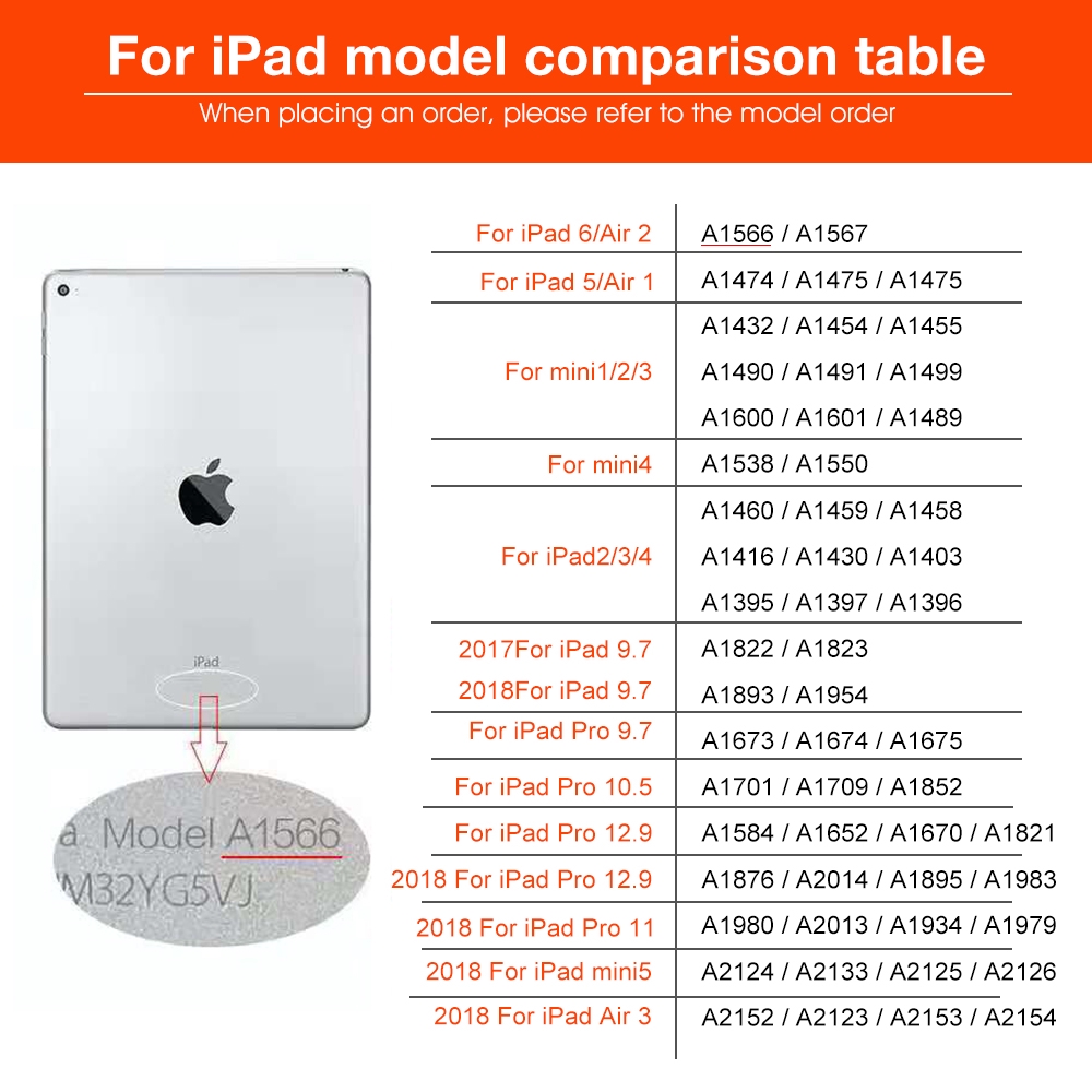 Bao da máy tính bảng bằng silicon mềm siêu mỏng thiết kế gập năm cho iPad 2 3 4 5 6 Mini 1 2 3 4 iPad Air 1/ 2 | BigBuy360 - bigbuy360.vn