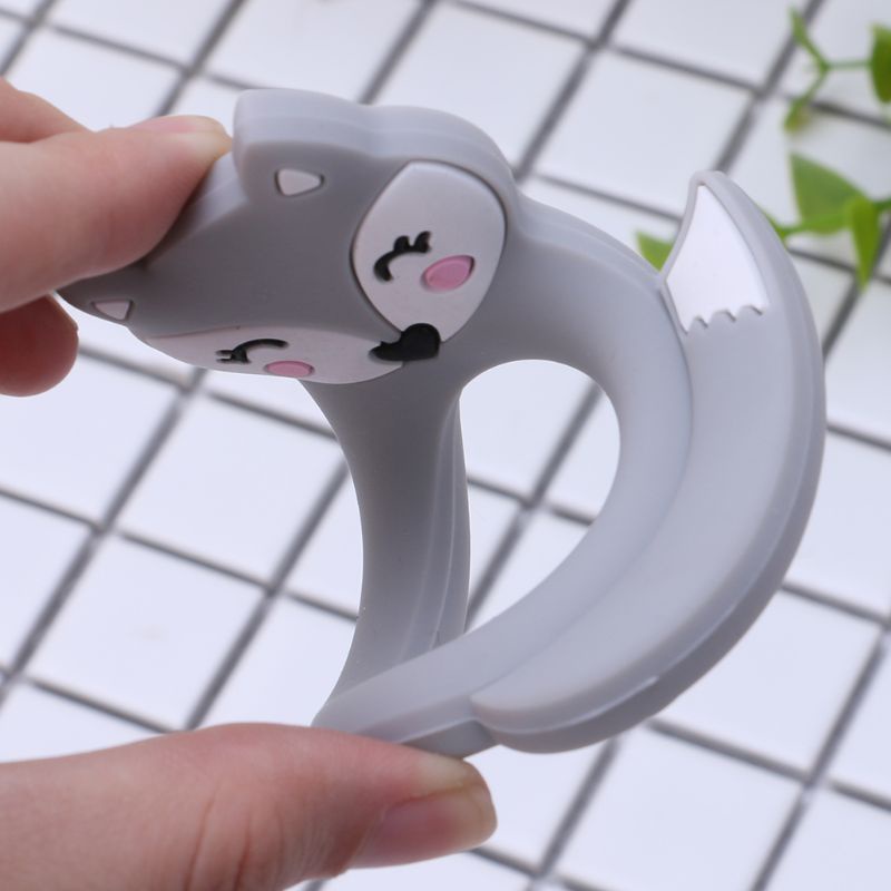 Mặt Vòng cổ Hình Cáo Ca Cáo Mát Xa Răng Cho Bé DIY
