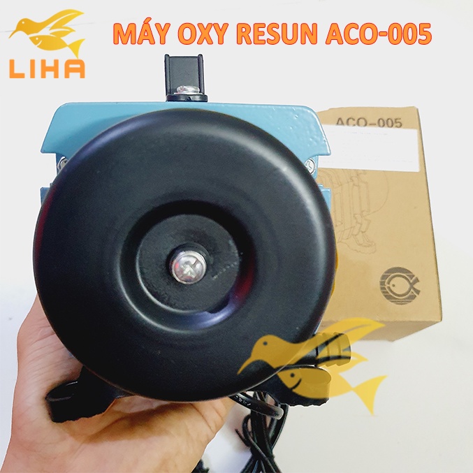 Máy Sủi Khí Oxy Resun Aco005 (75W-80Lít/Phút)-Máy Thổi Khí Oxi Cho Bể Cá