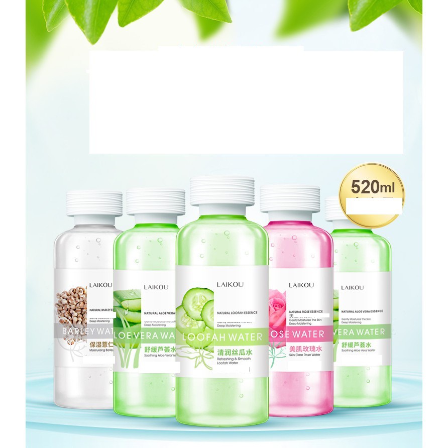 Toner/ Nước hoa hồng Laikou 520ml