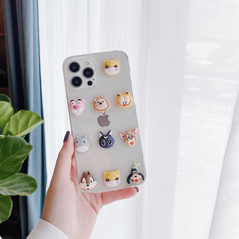 Cute Zoo Handmade Phone Case for IPhone12 12ProMax 11 11Pro Max X XR Xs Max XR 8 7 Plus