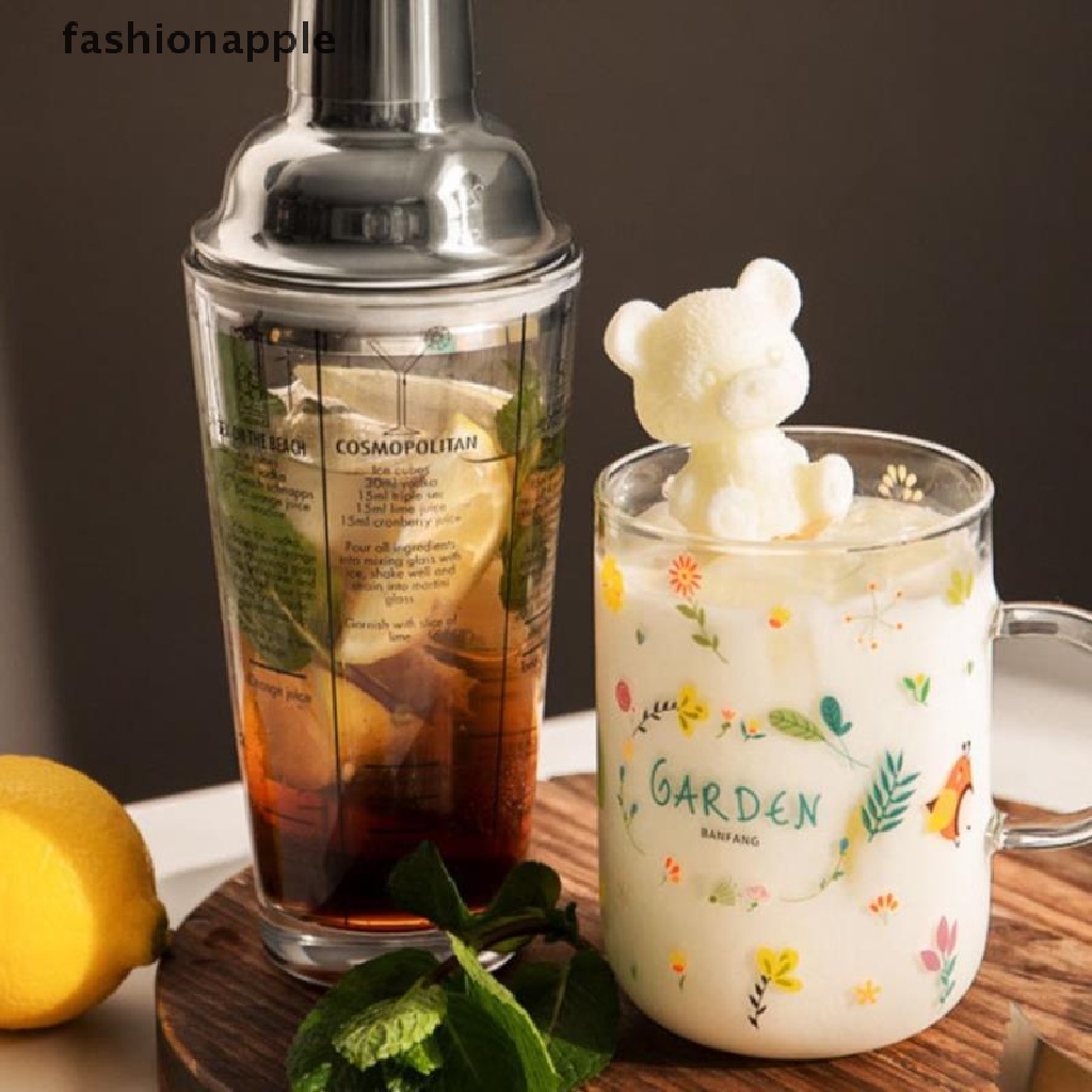 Khuôn Silicone Làm Đá / Sô Cô La Hình Gấu Và Hoa