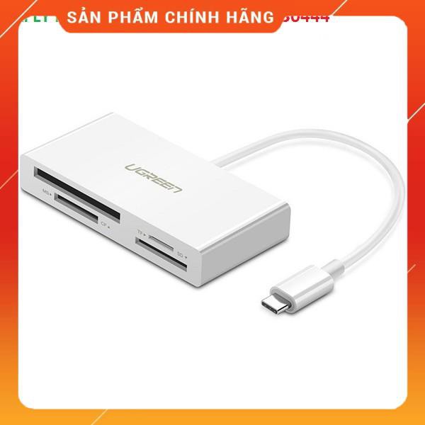 [Mã 154ELSALE2 giảm 7% đơn 300K] Đầu đọc thẻ USB Type-C cho thẻ nhớ Ugreen 40444 dailyphukien