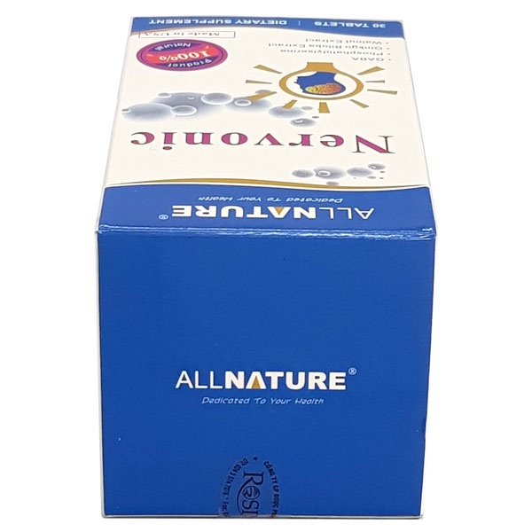 Viên bổ não Nervonic allnature – Tăng cường trí nhớ, giúp hoạt huyết và cải thiện trí não (30 viên)