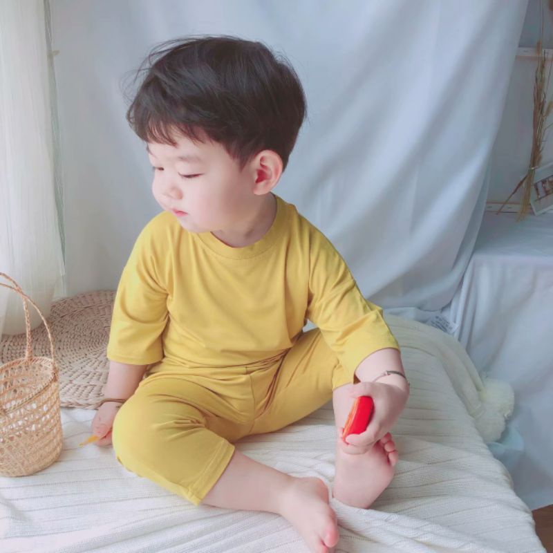 [MINKY MOM] Bộ Lửng Thun Lạnh Cạp Cao MINKYMOM QUẢNG CHÂU