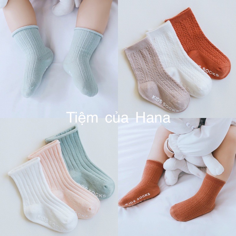 Set 3 tất🌲Hàn Quốc, cao cấp🌲chống trơn cho bé