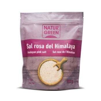 Muối hồng himalaya dạng hạt mịn Naturgreen 500g