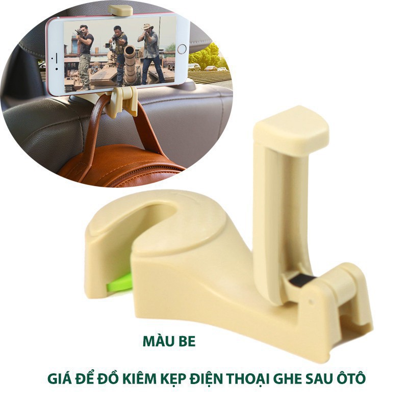 [THANH LÝ DỌN KHO] Móc Treo Đồ Sau Ghế Dành Cho Xe Hơi Có Khóa Dùng Để Treo, Móc Đồ Gọn Gàng Tiện Lợi.