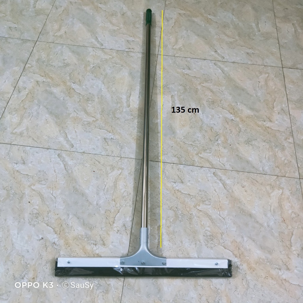 Cây chổi gạt nước sàn nhà, lau kính cán Inox đa năng dùng trong gia đình