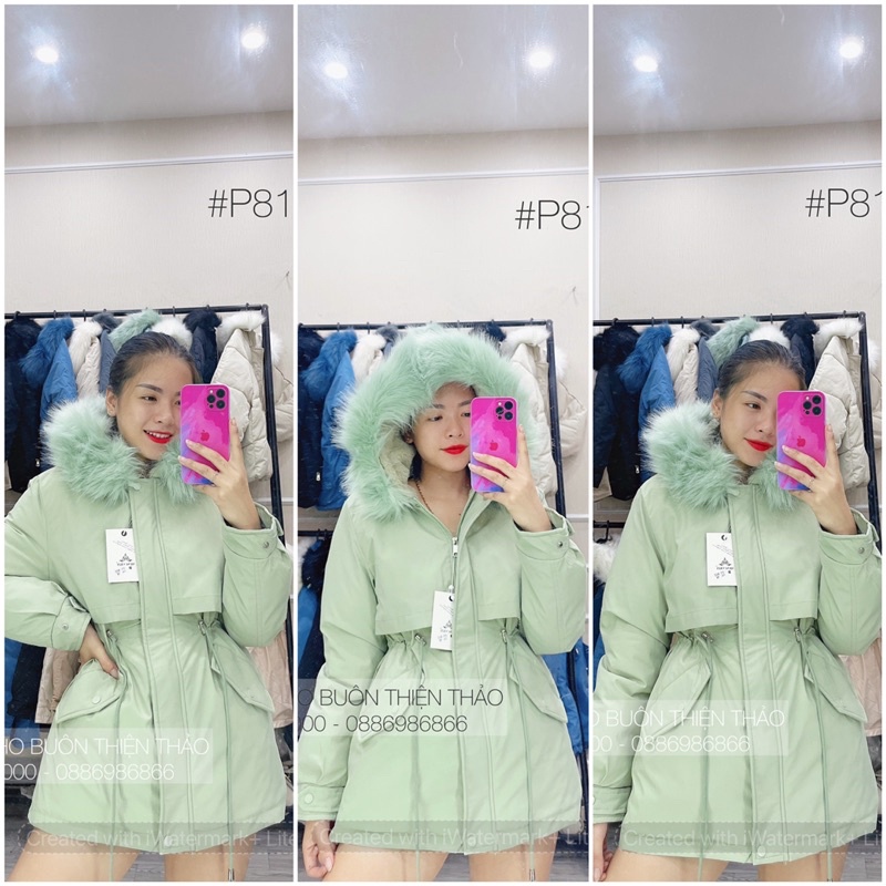 Áo Phao Lót Lông Ngắn 6 Màu Chất Liệu Phao Lót Lông P812 - Thiện Thảo | BigBuy360 - bigbuy360.vn
