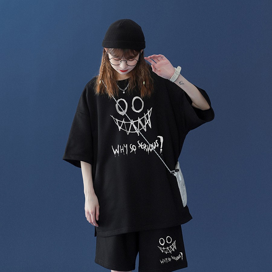 Set đồ cho nam và nữ HOT 2021 năng động cá tính, chất liệu coton