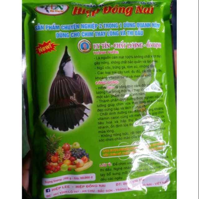 Cám thay lông và thi đấu Hiệp Đồng Nai