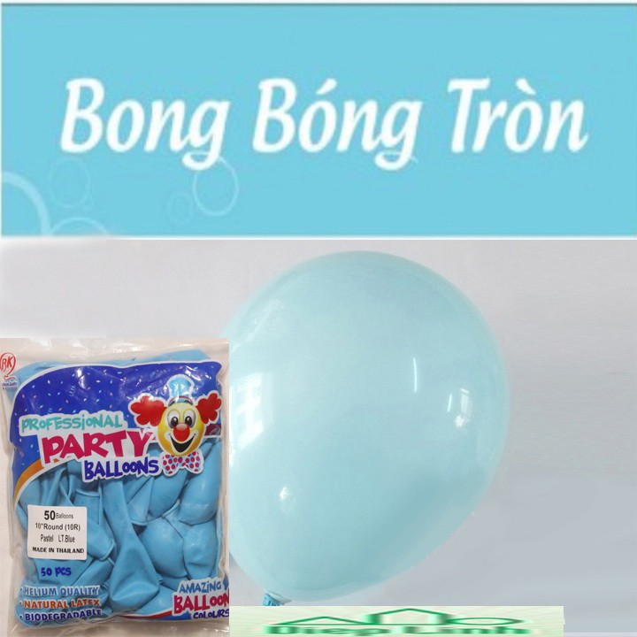 50 Bong Bóng Tròn Thái Lan loại lớn 10 inch