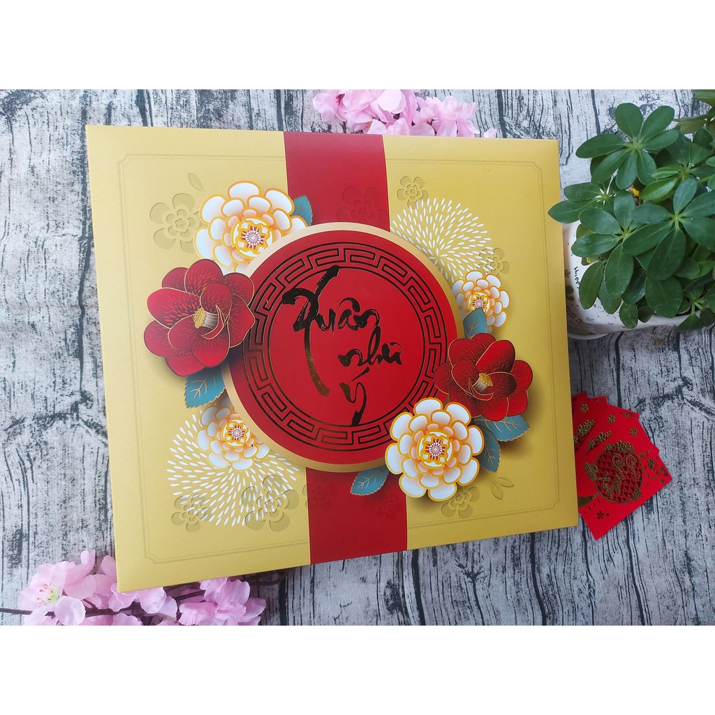 [Quà tết] Hộp mứt Tết, Hộp quà Tết +Túi | BigBuy360 - bigbuy360.vn