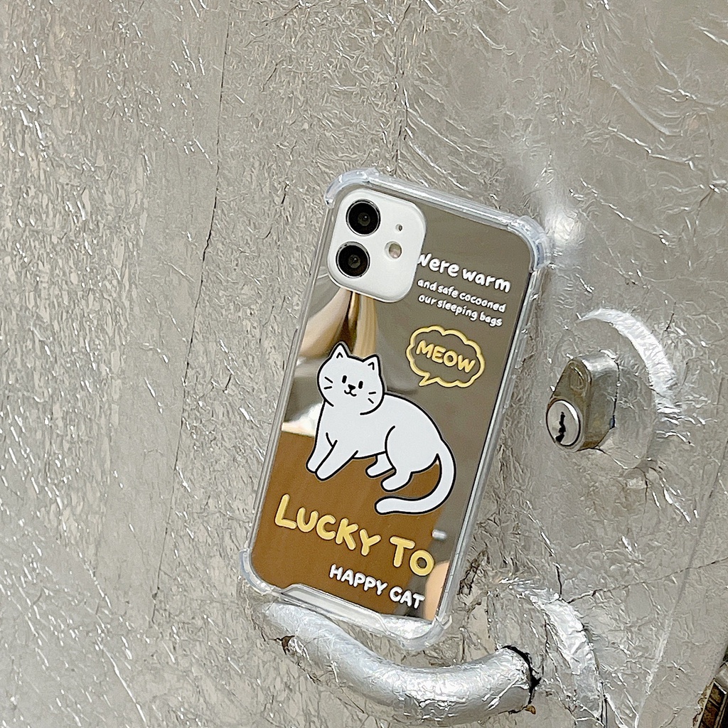 Ốp lưng iphone Ốp điện thoại tpu silicon mặt gương cho iphone 11 pro max 14pro pro max 7 plus 14pro pro max x xr xs max 7 8 plus se 2020 Dinuo case