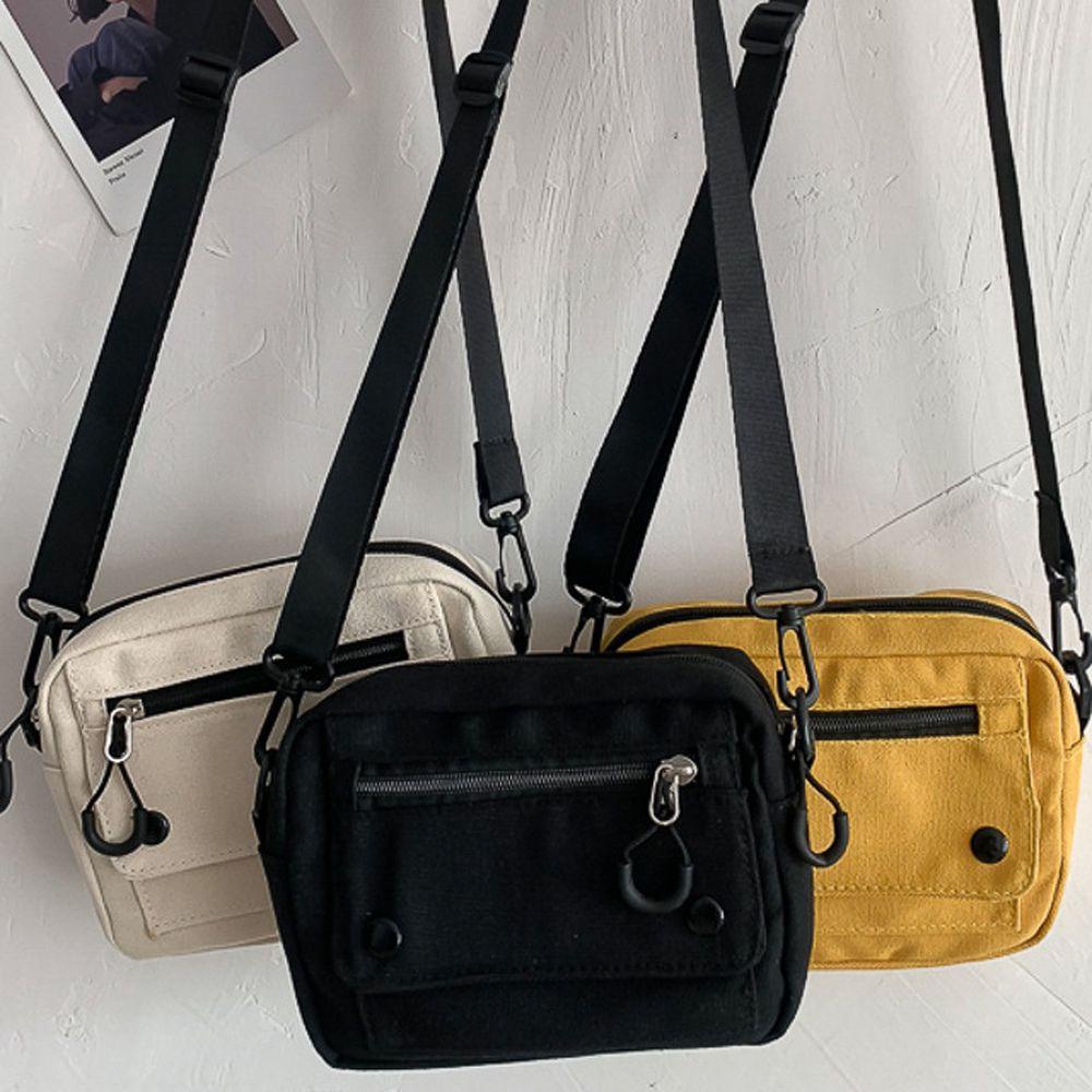 Túi Xách Đeo Vai Vải Bạt Thời Trang Nữ Phong Cách Vintage