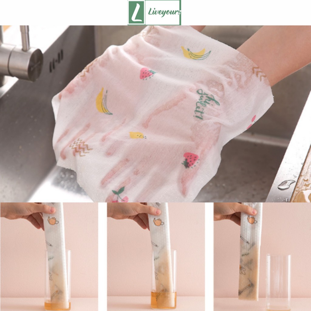 Cuộn khăn giấy lau nhà bếp đa năng có thể giặt được