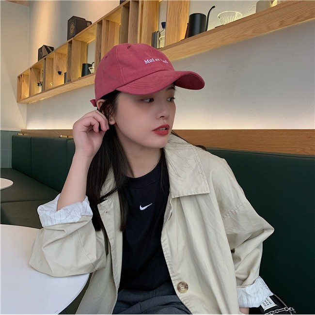 Mũ lưỡi trai ulzzang cao cấp thêu chữ Moi Et Toi