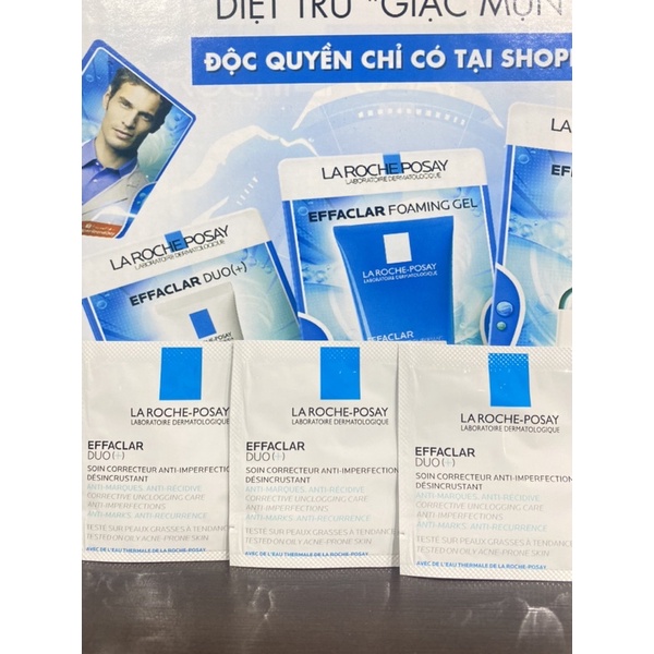 Gel dưỡng dành cho da mụn, vết thâm La- Roche Posay Effaclar Duo+ 2ml