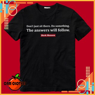 Áo thun cotton 100% top câu nói hay cổ tròn tay ngắn