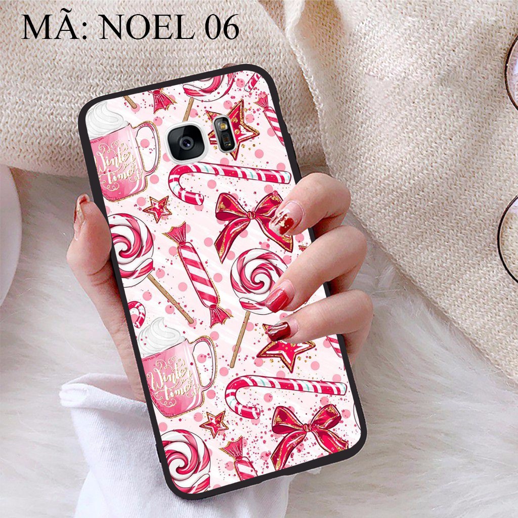 Ốp lưng Samsung S7 Edge viền dẻo TPU BST Giáng Sinh Vui Vẻ