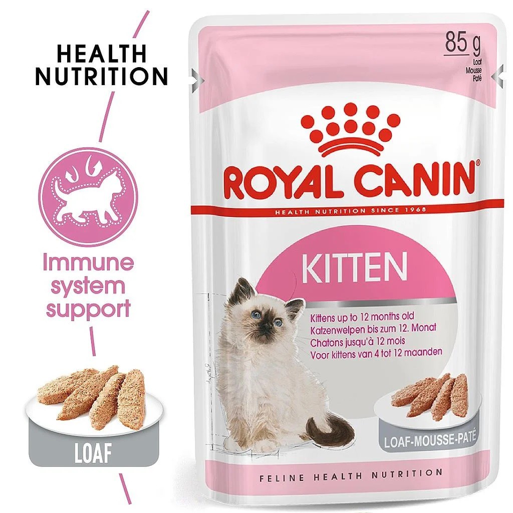 [Hộp 12 Gói] Pate Cho Mèo Con Royal Canin Kitten in Loaf 85g