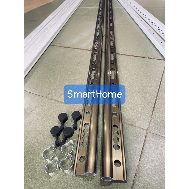 2 Thanh phơi nhôm giàn phơi quần áo, thanh phơi giàn phơi Hòa Phát, Thanh phơi quần áo