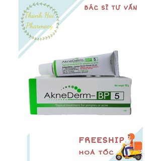 [10g] KEM GIẢM MỤN GIẢM SƯNG AKNEDERM BPO 5%