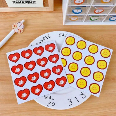 Set 2 tấm sticker decal trang trí sổ vở Tom House