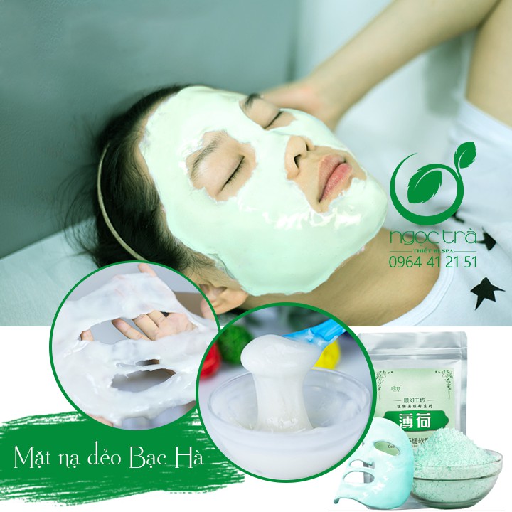 Bột mặt nạ dẻo gói 1kg chuyên dụng cho spaa