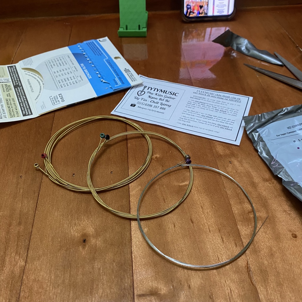 Dây đàn guitar ACOUSTIC D Addario EXP26 size 11 TYTYmusic