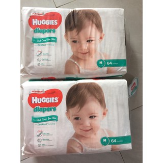 Tã Dán Cao Cấp Huggies Platinum M64 Tặng thêm khăn ướt 72 tờ