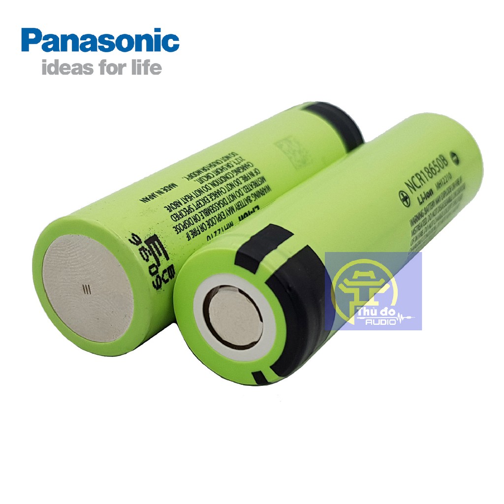 CELL PIN PANASONIC NCR18650B - DUNG LƯỢNG 3400MAH 3.7V DÒNG XẢ 5C