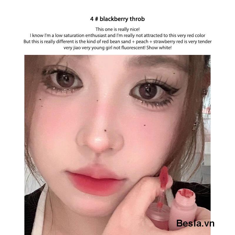 Son kem bóng CAPPUVINI gấu hồng Bubbly Bear Lip Glaze gấu xanh hồng căng bóng mềm mịn